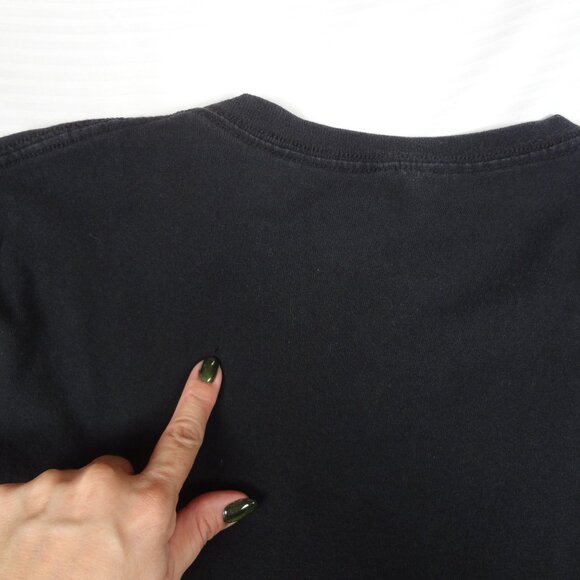 SOCIAL DISTORTION HARD TIMES NURSERY RHYMES BLK MEDIUM SHIRT L207 (HOLE C PICS) - Picture 5 of 5